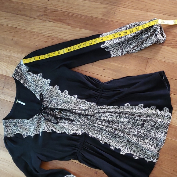 Free People Boho Long Sleeve Top Women's Size Small - Picture 7 of 11